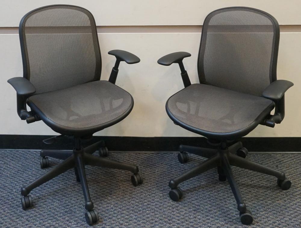 PAIR KNOLL SWIVEL MESH OFFICE
