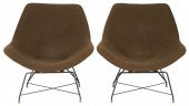 PAIR KOSMOS LOUNGE CHAIRS, AUG