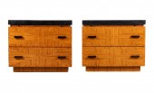 PAIR KREISS MODERN TWO DRAWER