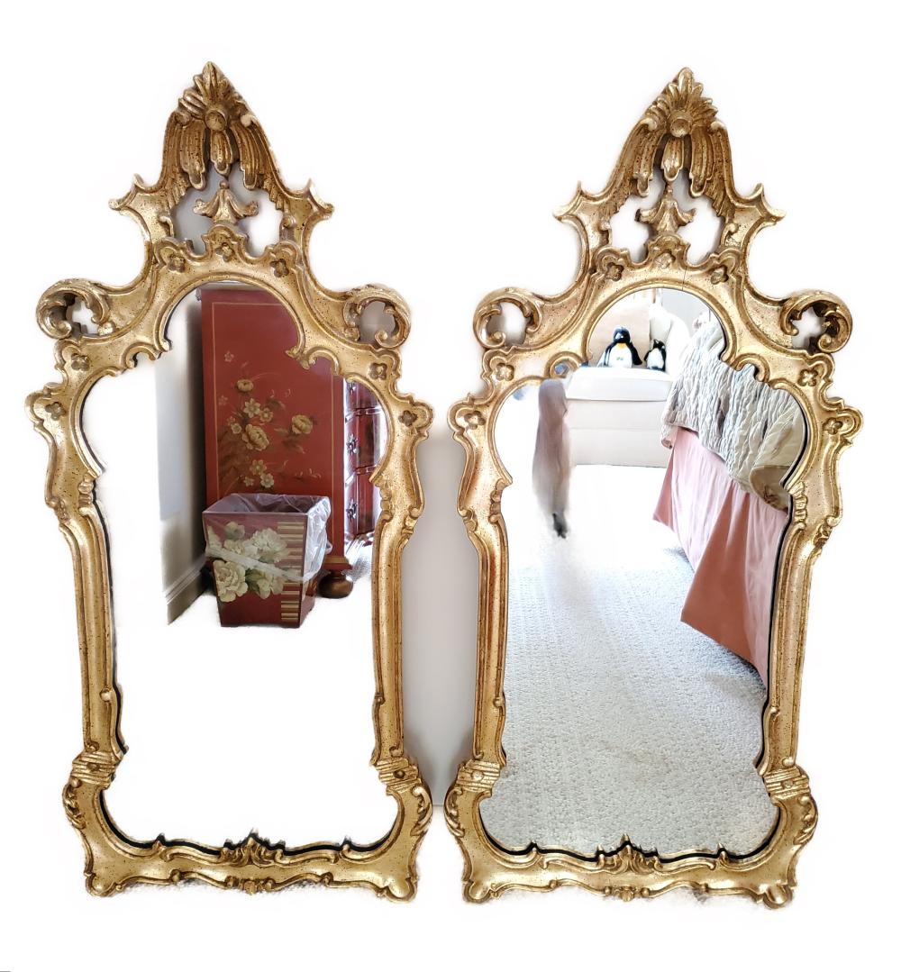 PAIR LA BARGE ITALIAN ROCOCO