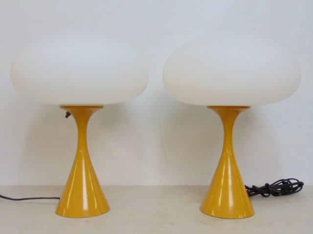 PAIR LAMPS BY PORTABLE LAMP,
