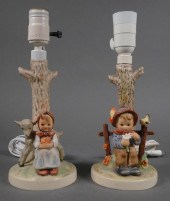 PAIR LAMPS GOOD FRIENDS AND SH