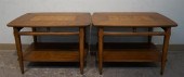 PAIR LANE FRUITWOOD SIDE TABLE