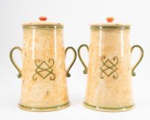 PAIR, LARGE BOTANICA BY VIETRI