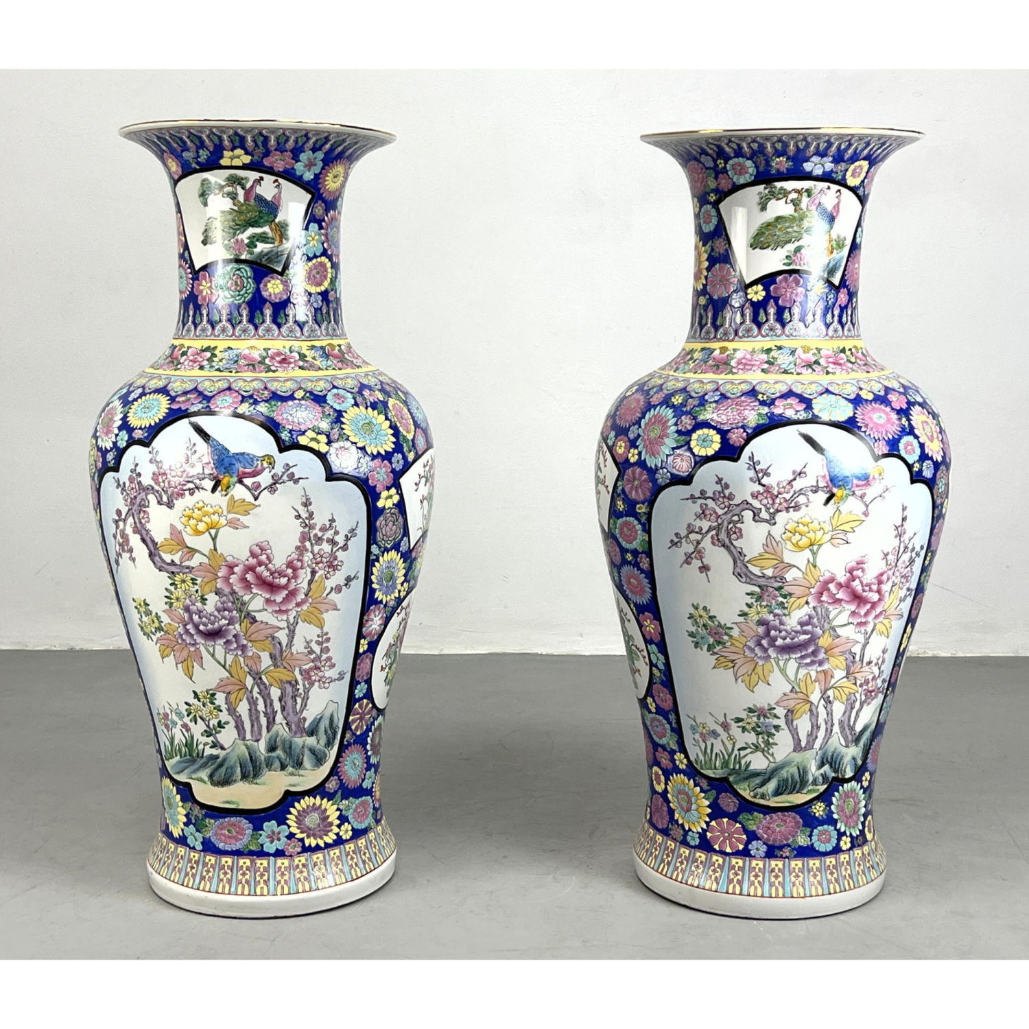 Pair Large Chines Porcelain Floor