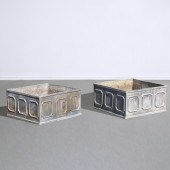 PAIR LARGE GEORGE III STYLE PL