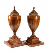 PAIR LARGE GEORGIAN STYLE MAHO
