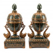 PAIR LARGE MAITLAND SMITH LIDD