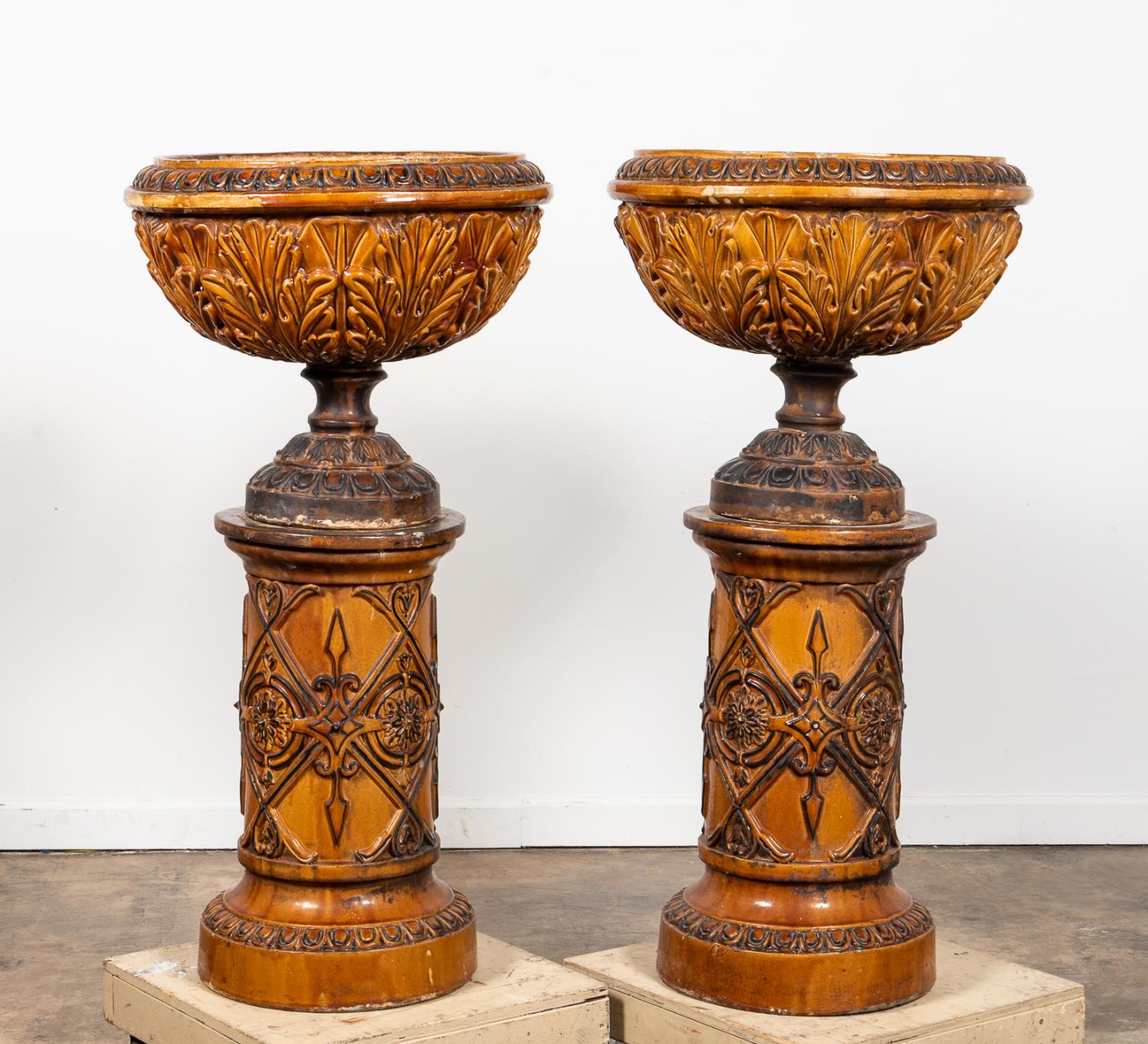 PAIR, LARGE RENAISSANCE REVIVAL