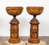 PAIR, LARGE RENAISSANCE REVIVA
