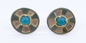 Pair Larry Delaney 14k Chrysop