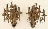 PAIR LATE 19TH C. AMERICAN BRA