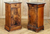 PAIR LATE 19TH C. FRENCH MARBL