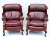 PAIR LEATHER ROBB & STUCKY WIN