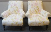 PAIR LEE INDUSTRIES FLORAL UPH