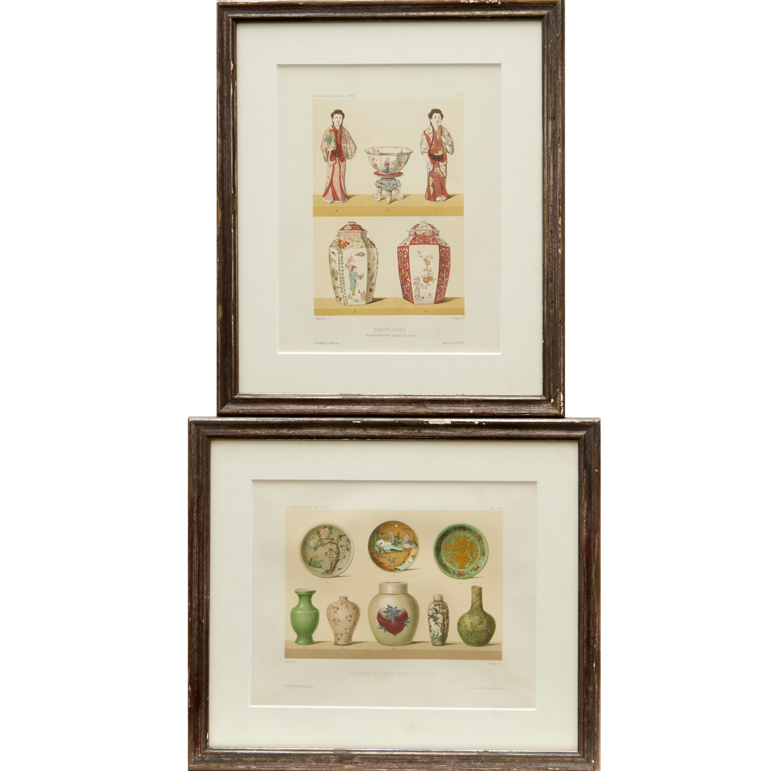 PAIR LEMERCIER PORCELAIN