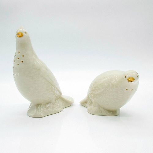 PAIR LENOX SALT AND PEPPER SHAKERS,