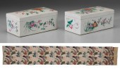 Pair Lidded Porcelain Boxes, S