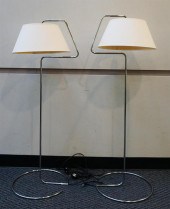 PAIR LIGNE ROSET CHROME PLATED