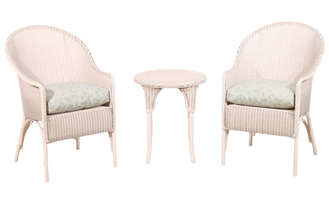 PAIR LLOYD LOOM FAUX WICKER