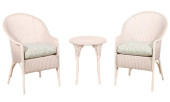 PAIR LLOYD LOOM FAUX WICKER CH