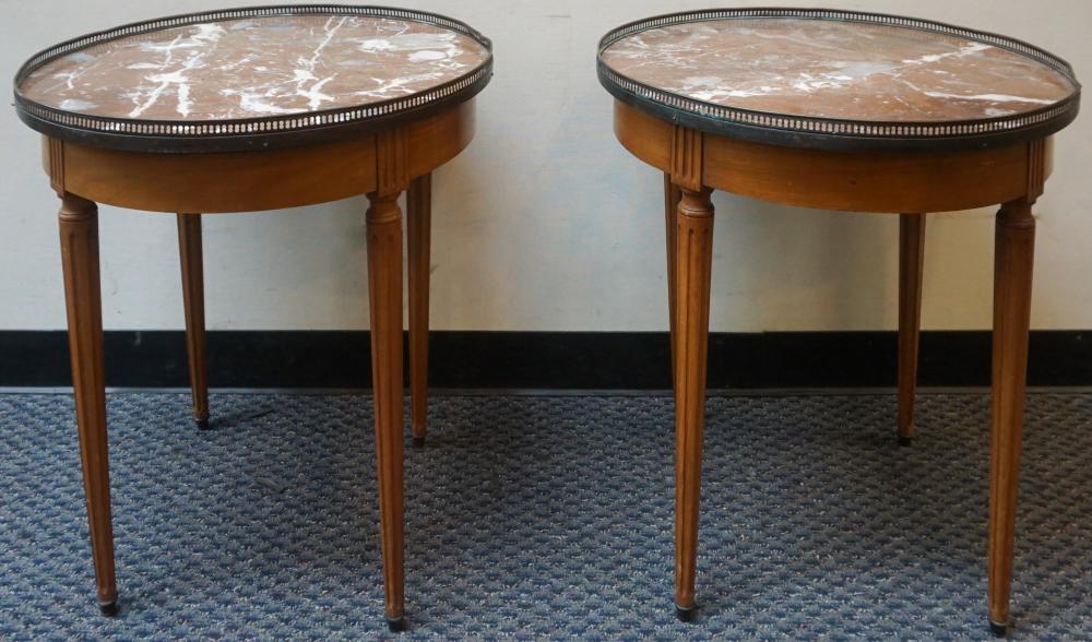 PAIR LOUIS XIV STYLE FRUITWOOD