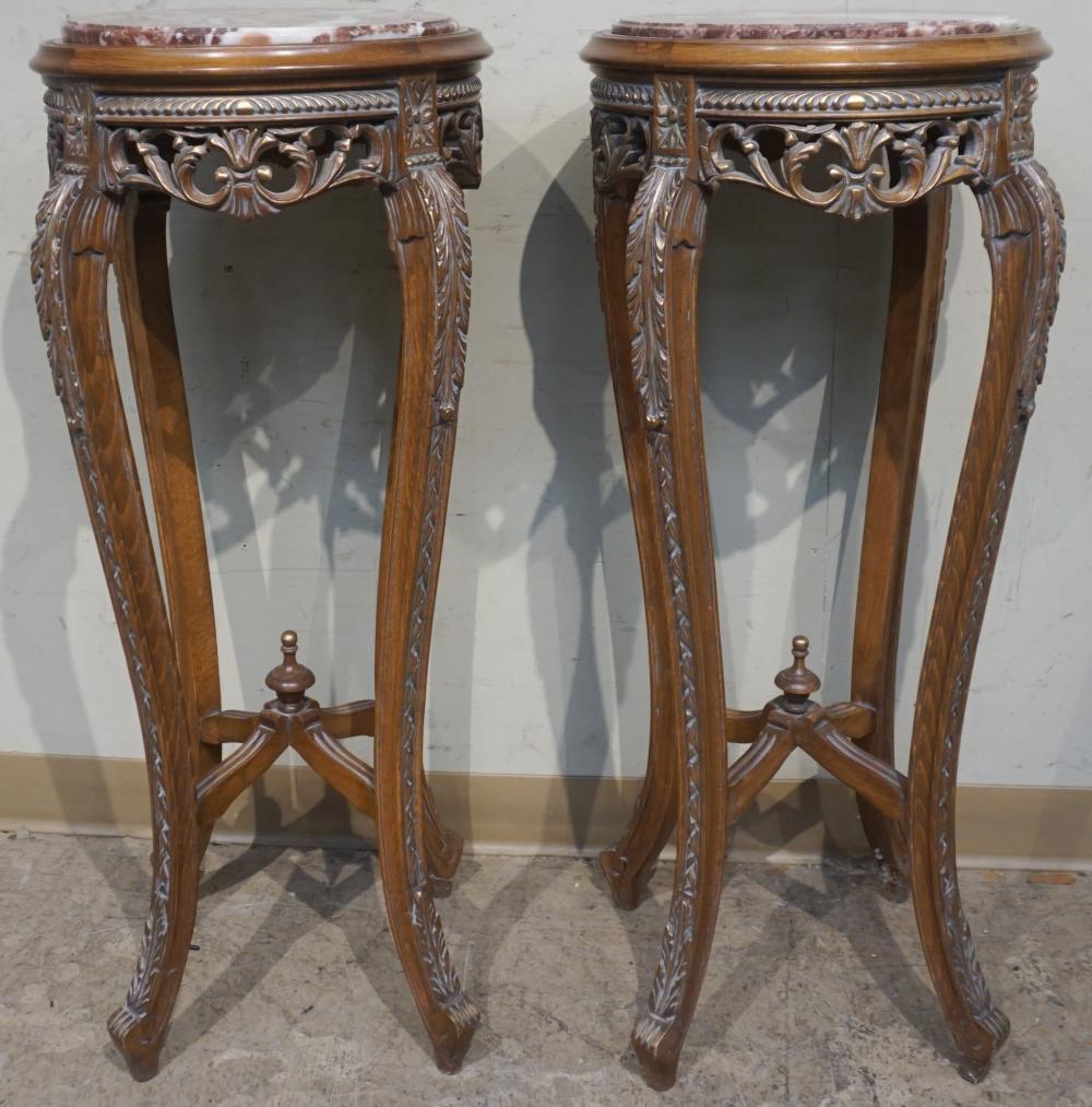 PAIR LOUIS XV STYLE BEECHWOOD