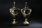 PAIR LOUIS XV-STYLE BRONZE-DOR