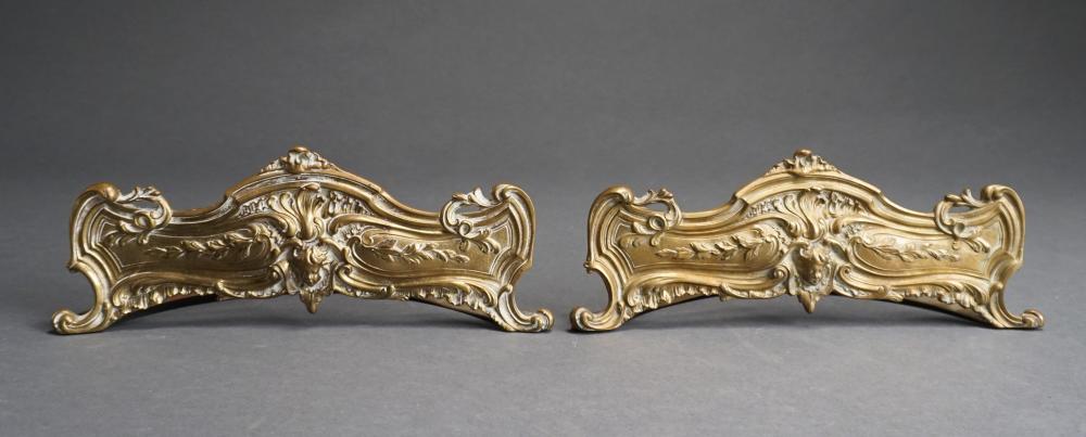 PAIR LOUIS XV STYLE CAST BRASS