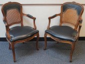 PAIR LOUIS XV STYLE FRUITWOOD