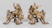 Pair Louis XV Style Gilt Bronz