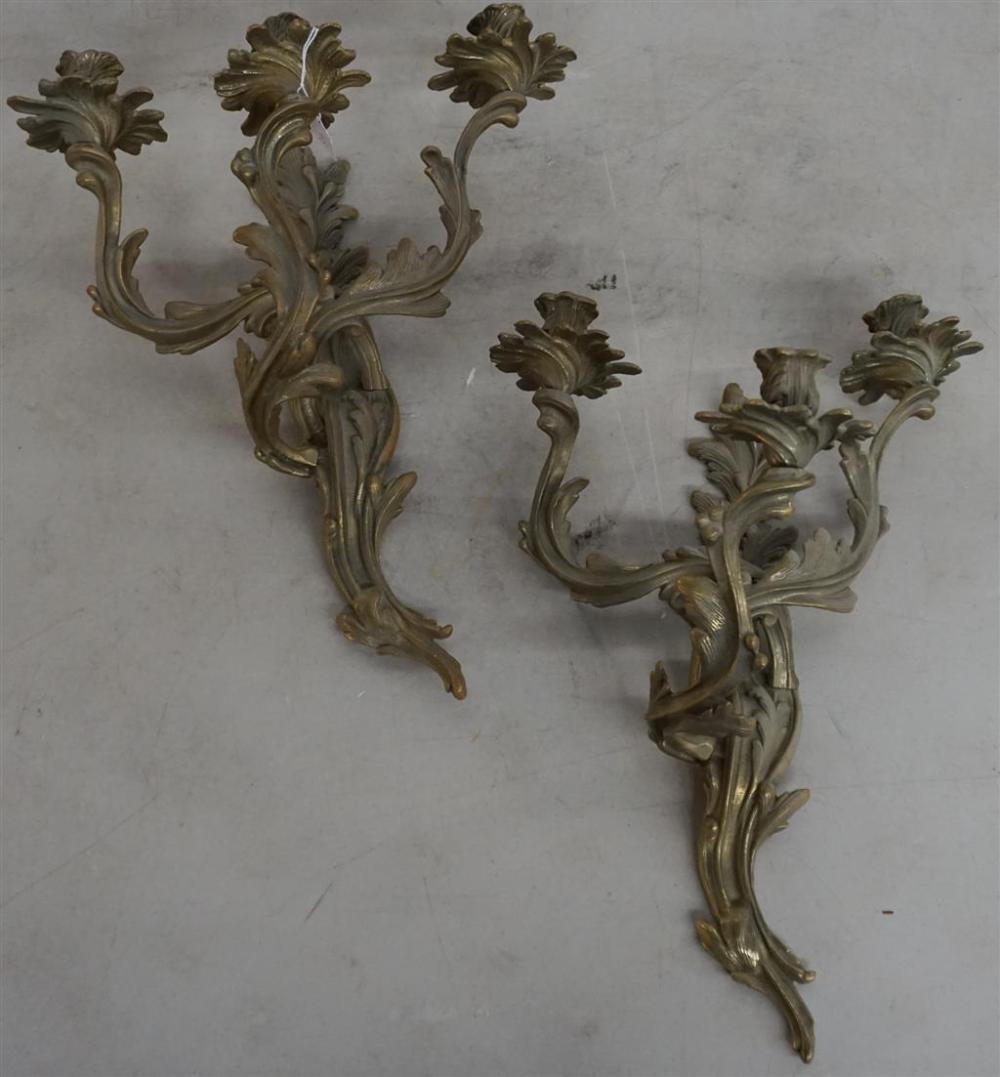 PAIR LOUIS XV STYLE ORMULU