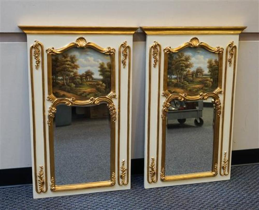 PAIR LOUIS XV STYLE PARCEL GILT