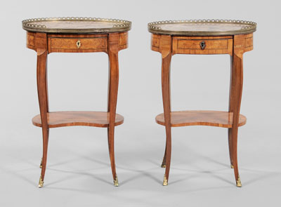 Pair Louis XV Style Side Tables