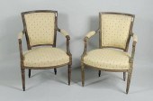 PAIR LOUIS XVI FAUTEUILS EN CA