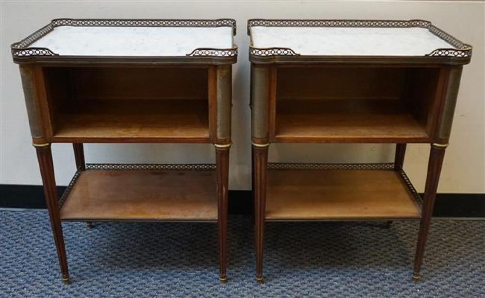 PAIR LOUIS XVI STYLE BRASS