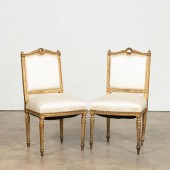 PAIR, LOUIS XVI STYLE CARVED G
