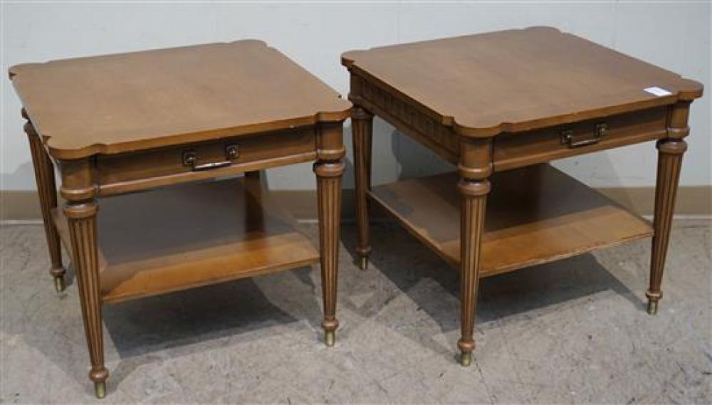 PAIR LOUIS XVI STYLE CHERRY LAMP