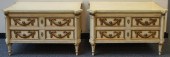 PAIR LOUIS XVI STYLE CREAM AND