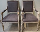 PAIR LOUIS XVI STYLE DISTRESSE