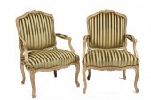 PAIR LOUIS XVI STYLE FAUTEUILS