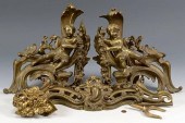 PAIR LOUIS XVI STYLE GILT BRON