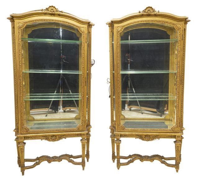 (PAIR) LOUIS XVI STYLE GILT