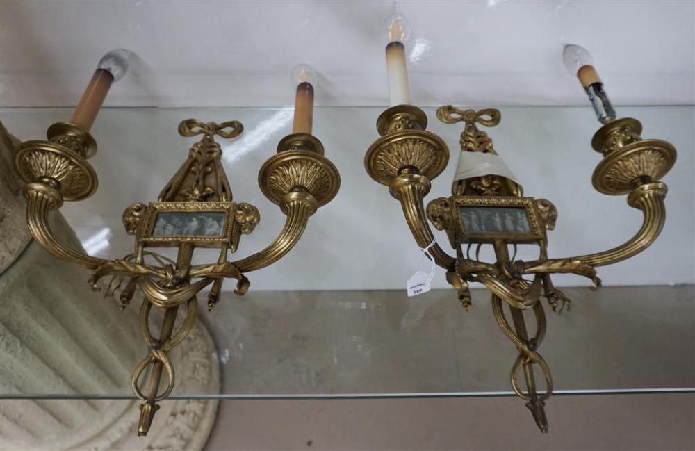 PAIR LOUIS XVI STYLE GREEN