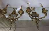 PAIR LOUIS XVI STYLE GREEN JAS