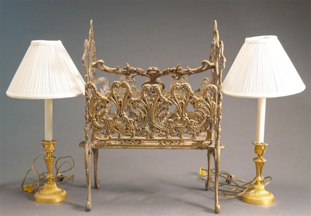 PAIR LOUIS XVI STYLE ORMOLU