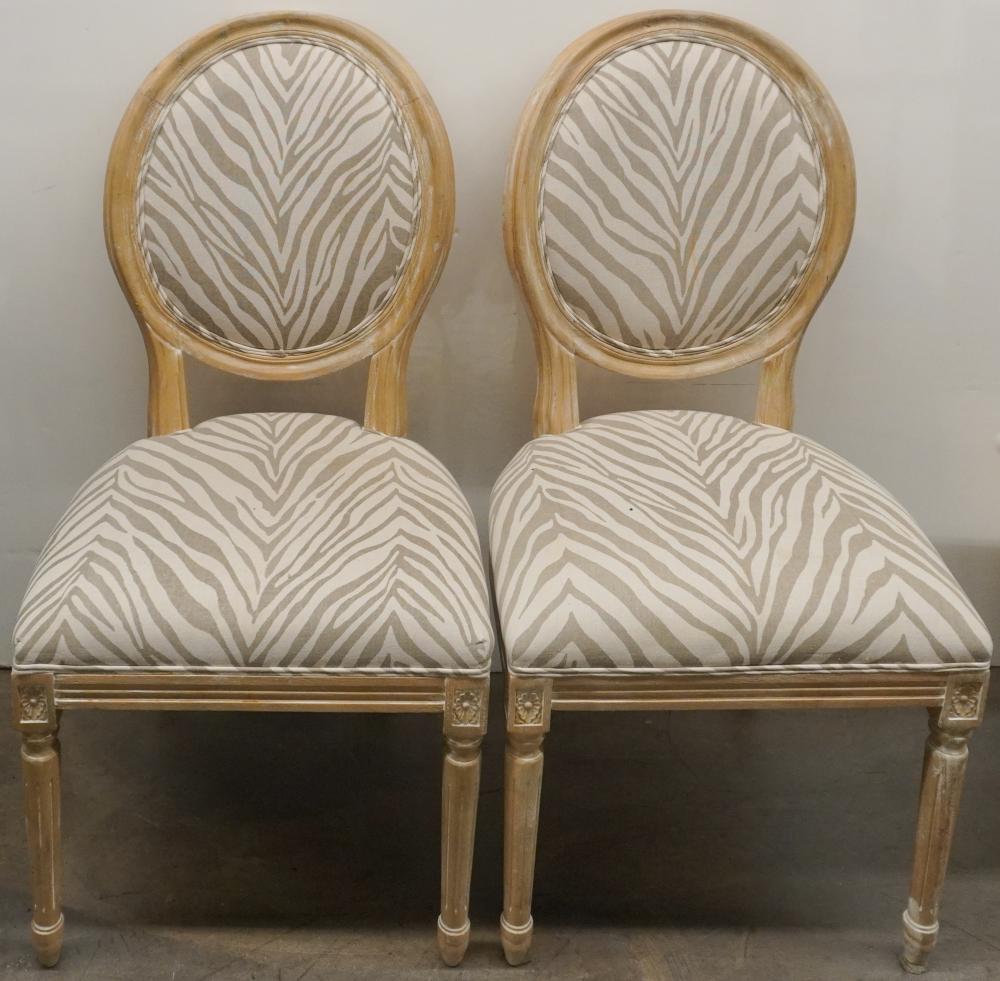 PAIR LOUIS XVI STYLE PAINTED