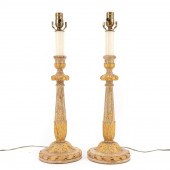 PAIR LOUIS XVI STYLE PARCEL GI