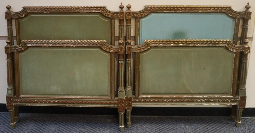 PAIR LOUIS XVI STYLE PARCEL GILT