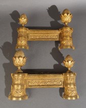 PAIR LOUIS XVI STYLE PATINATED